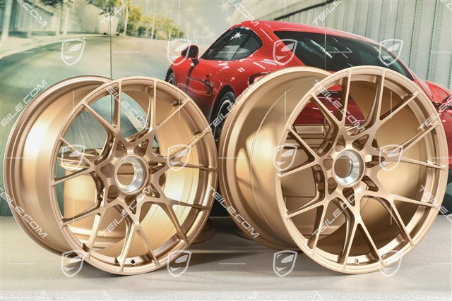 20"+21" GT3RS Felgen Satz, 10J x 20 ET45 + 13J x 21 ET31, Neodyme
