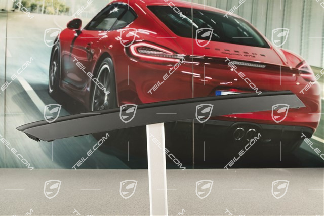 Front bumper disc / trim, Sport Design Package, middle, Black matt, R