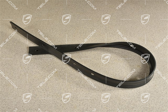 Gummi untere Verstärkungsplatte für den Frontspoiler 911 Carrera RS Clubsport