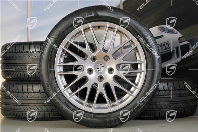20" RS Spyder Design Sommerräder Satz, 4x Felgen 9J x 20 ET 57 + NEUE Michelin Sommerreifen 275/45 R20, mit RDK-Sensoren