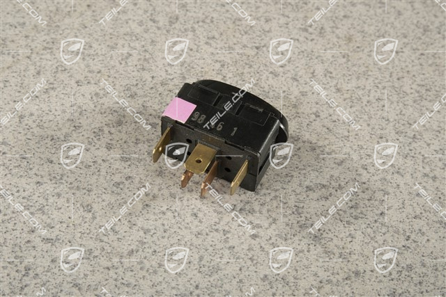 Tastschalter, Heckscheibenwischer, Glanzschwarz