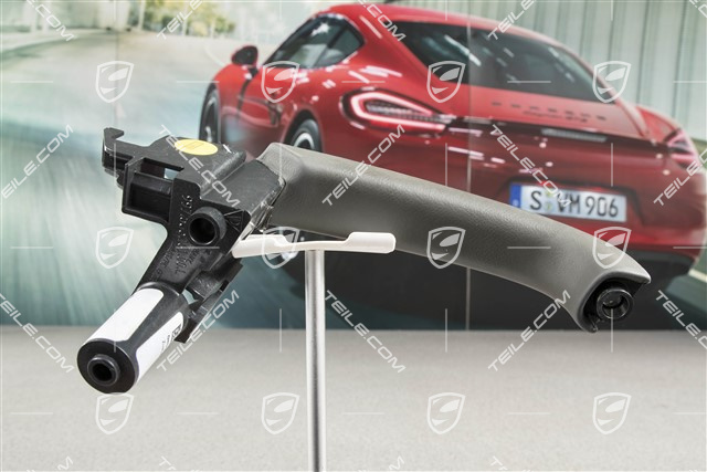 Zuziehgriff, Unterteil, Steingrau, L