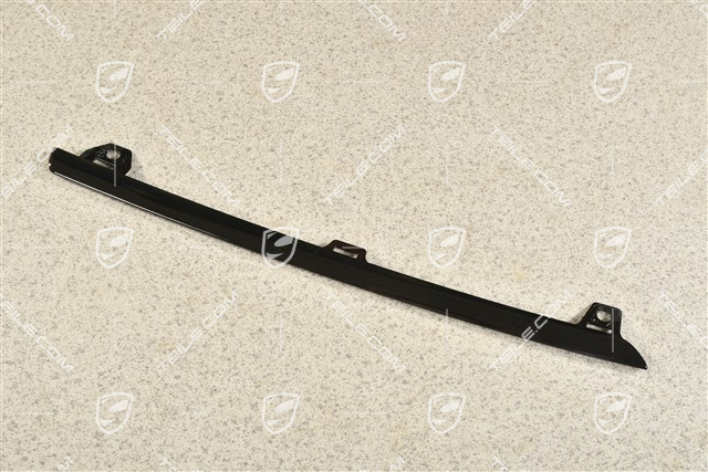 Front bumper disc / trim, lower, Glossy Black, L