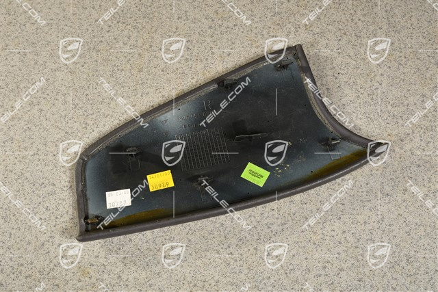 Coupe/ Targa, Osłona boczna tunelu środkowego, skóropodobna, Space Grey, R