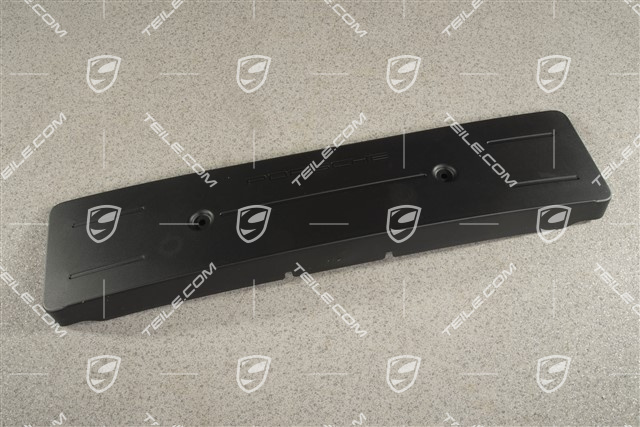 Front bumper licence plate support / holder
