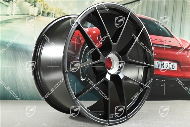 21-inch wheel rim Carrera GTS, 11,5J x 21 ET79, center lock, black satin matt