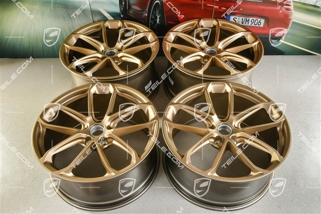22-inch GT wheel rim set, rims 10,5J x 22 ET49 + 11,5J x 22 ET52, Neodyme