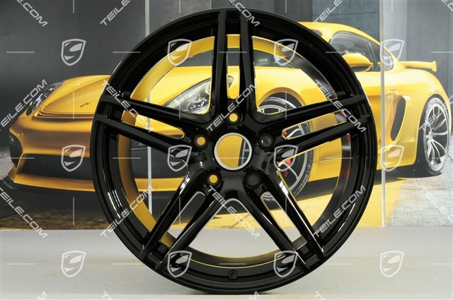 19" Felge Carrera VI, 11J x 19 ET77, in black (high gloss)