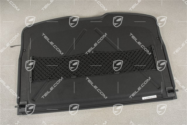Kofferraumabdeckung, Schwarz