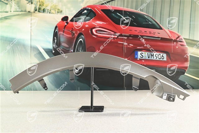 Turbo, Trim cover for rear light, rhodium grey, L