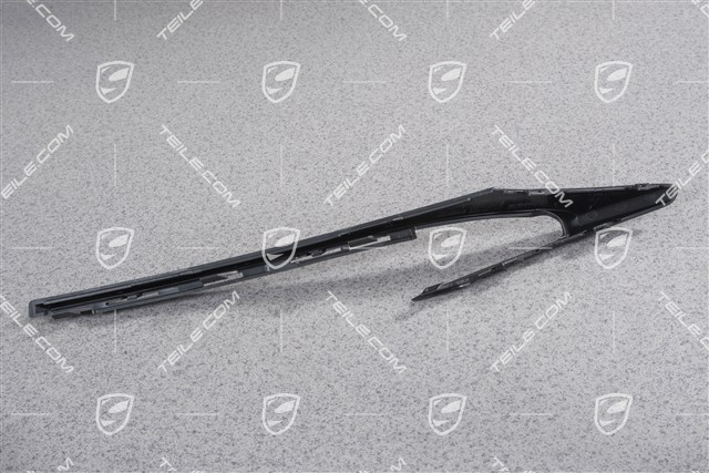 Front bumper disc / trim, GTS/Sport Design Package, Matt Black, L