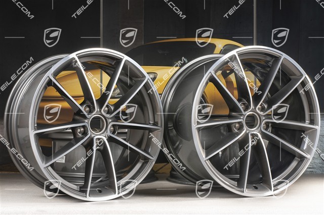 20+21" Komplet felg Carrera Classic, felgi: przednie 8,5J x 20 ET50 + tylne 11,5J x 21 ET67