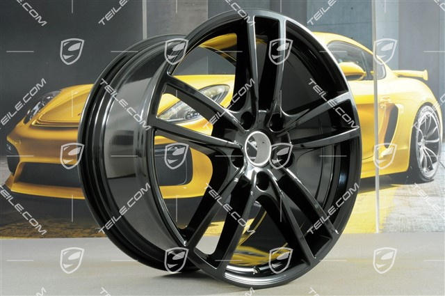 20" Felge Cayenne Sport, 10,5J x 20 ET64, Schwarz Hochglanz
