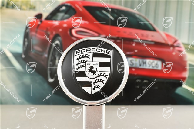 Hub cap, black satin matt