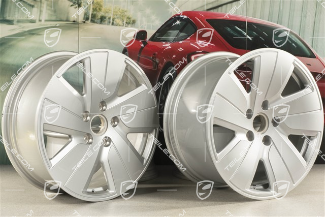 19-inch Taycan S wheel rim set, 8J x 19 ET50 + 10J x 19 ET47,
