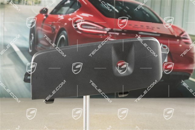 Blenda / osłona wlotu powietrza, boczna, PDC, czarny mat, L