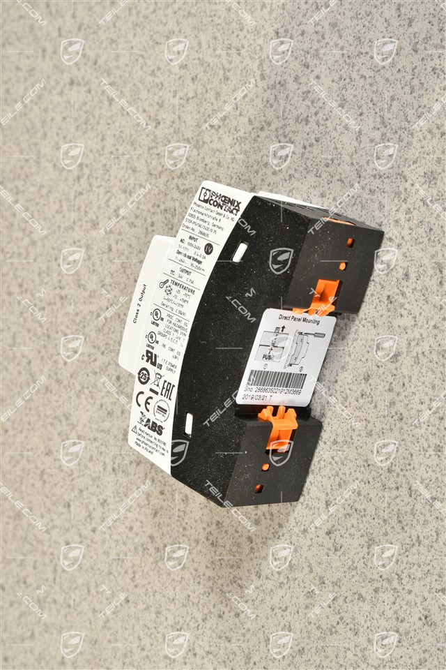 Power supply for DIN rail mounting  AC/DC 24V 0,75A