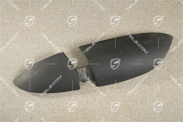 Abdeckblende, Armlehne, Tuer hinten, Leder, Schwarz, R