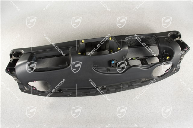 Schalttafelverkleidung, Kunstleder, Schwarz