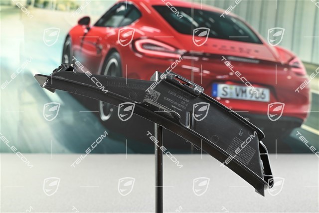 Air guide / duct, black matte, R