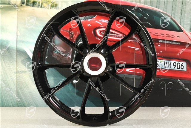 20" felga GT3, 9J x 20 ET55, czarny połysk