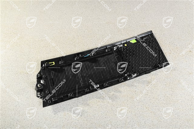 Abdeckung mit rollo für Ablagefach / Handschuhfach / Handschuhkasten, hinten, Schwarz, R