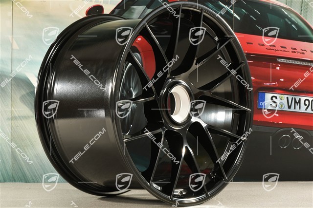 20" komplet felg Turbo Sport III, centralne mocowanie, 9J x 20 ET51 + 12J x 20 ET63, czarny wysoki