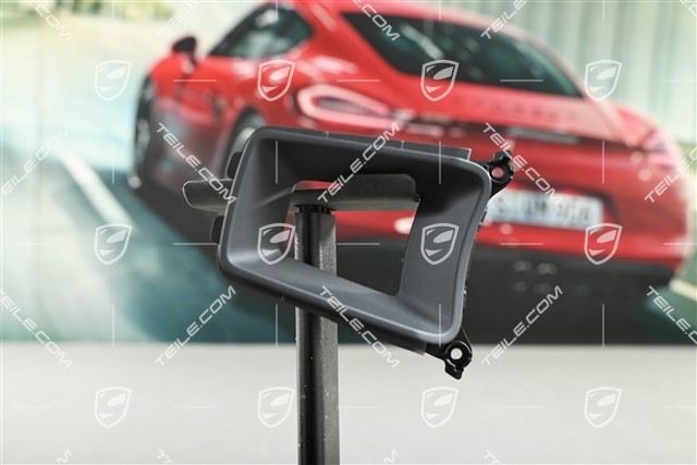 Steering wheel cover trim, Black matte