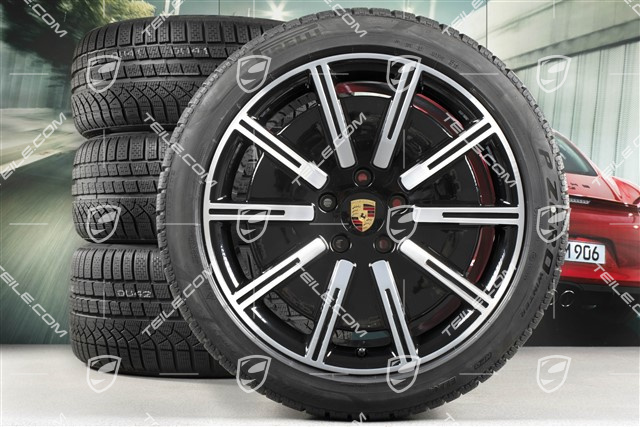 20" koła zimowe Sport Aero, komplet, felgi 9J x 20 ET54 + 11J x 20 ET60, opony zimowe Pirelli 245/45 R20 + 285/40 R20