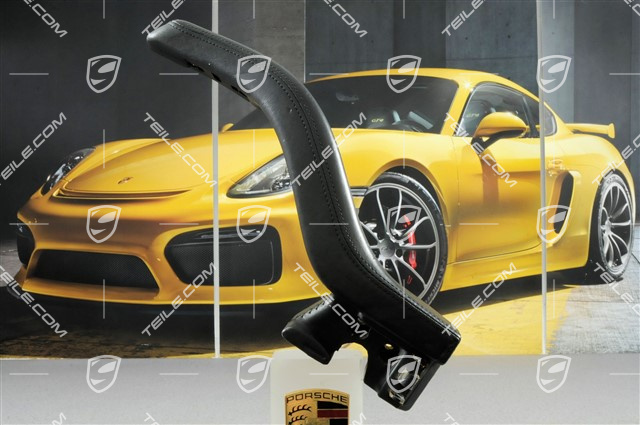 Haltegriff, Leder, schwarz, R