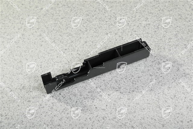 Cover cap for front seat cover rail, black, L=R