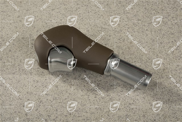Tiptronic 8 biegowy, Gałka zmiany biegów, skórzana, brązowa