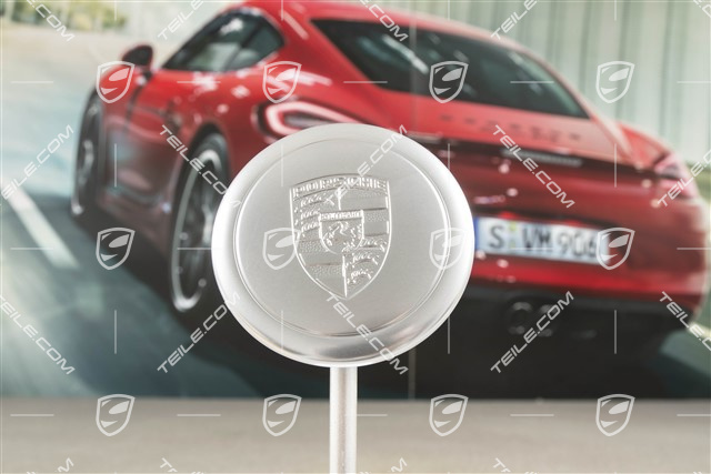 Radzierdeckel, für Innendurchmesser 66mm, eloxiert, silber