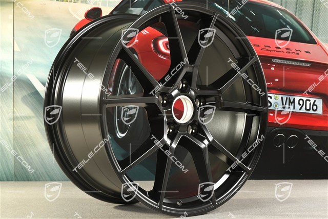 20" felga Cayenne S, 10,5J x 20 ET64, czarny satynowy półmat