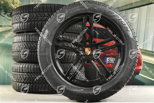 19-inch "Macan Sport" winter wheels set, rims 8,5J x 19 ET21 + 9J x 19 ET21 + NEW Pirelli winter tyres 235/55 R19 + 255/50 R19, with TPMS