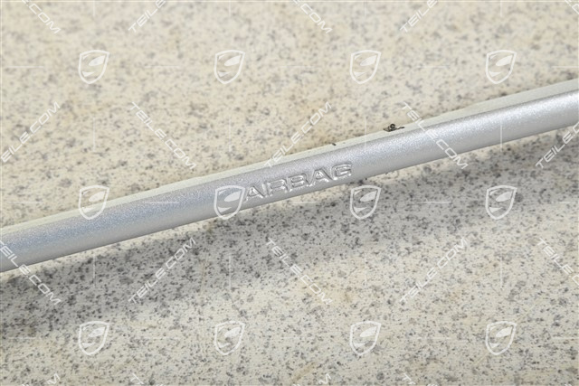 Zierleiste, Leder, Schwarz, Beifahrerseite