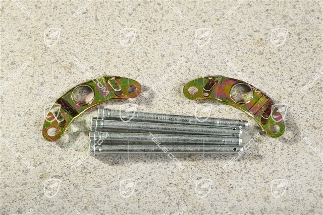 Mounting parts set, brakes rear axle