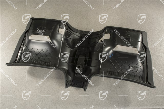 Coupe / Cabrio / Targa, Back seat lower / cushion, leather, black