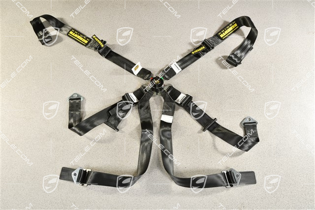 6-points belts, short version, black, GT4, SCHROTH, not valid after 2026