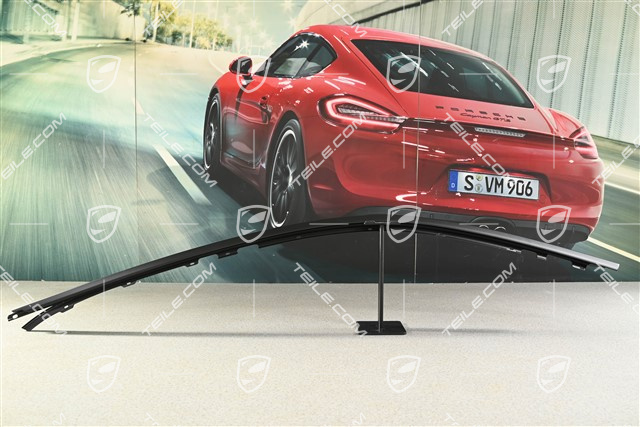 Zierleiste, Dachrahmen vorne, Schwarzmatt, L