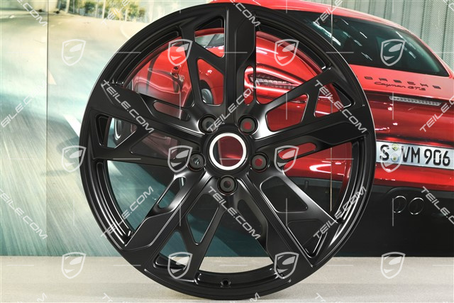 21" Felge Cross Turismo Design 9,5J x 21 ET60, in Schwarz Seidenmatt