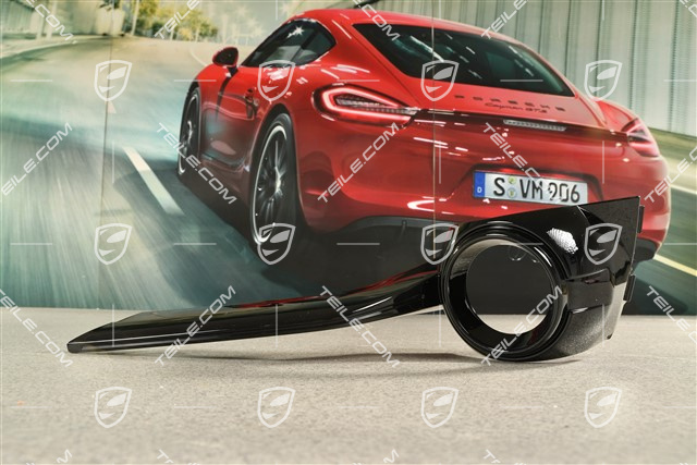 Lamelka / blenda kratki zderzaka, Czarna, ACC, Sport Design Package, L