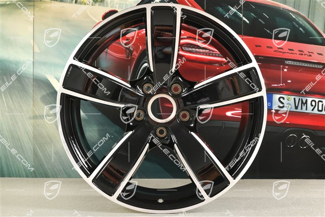 20-inch wheel rim Carrera Sport, 10,5J x 20 ET47, Jet Black Metallic