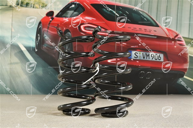 Schraubenfeder, HA, TURBO Coupe / Cabrio, KENN - Weiss, Grün