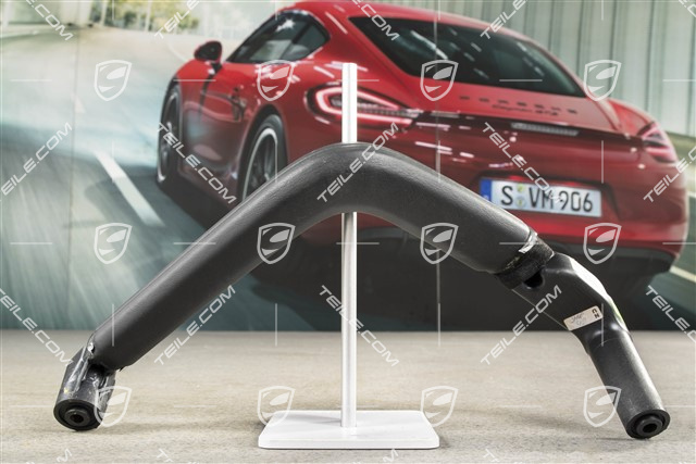 Zuziehgriff, Leder, Schwarz, Vorne = Hinten, L