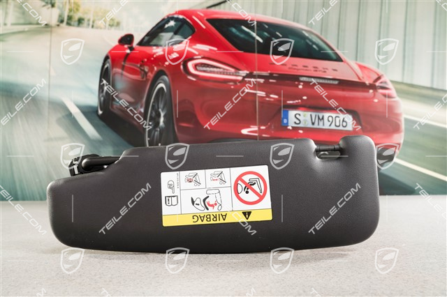 Osłona przeciwsłoneczna, Coupé, czarna, R (uszkodzony)