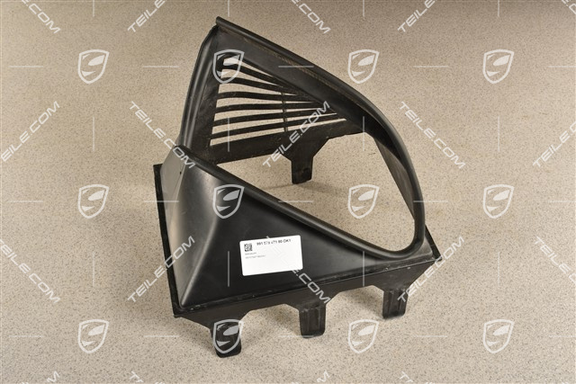 GT2RS, Ladeluftkühler, Luftfuehrung / Luftführung, Unten, L