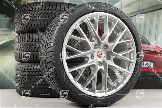 21" SportDesign winter wheel set, rims 9.5 J x 21 ET71 + 10.5 J x 21 ET71 + NEW Pirelli Sottozero III winter tyres 275/35 R21 + 315/30 R21, DOT/year of manufacture 2022