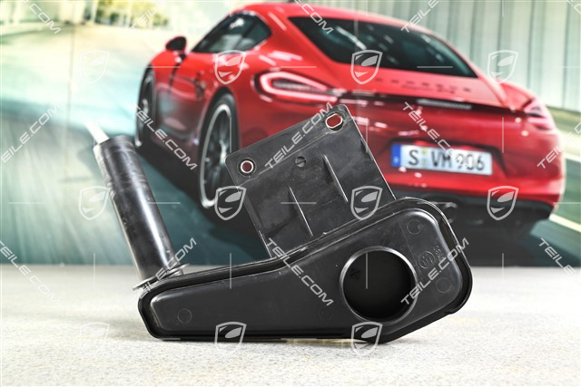 Filler neck for windshield wash system reservoir / tank