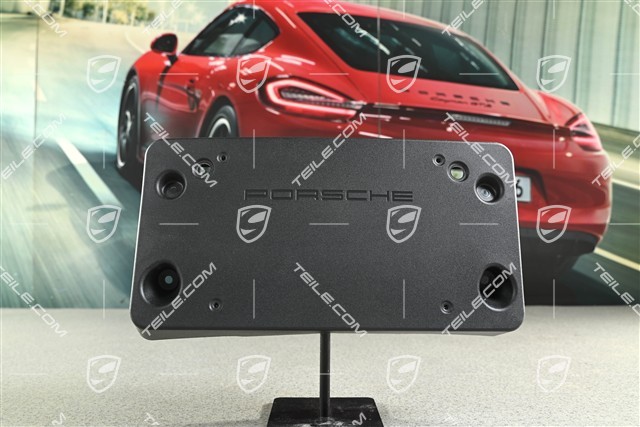 Podstawa tablicy rejestracyjnej, Czarny mat, GT2 RS